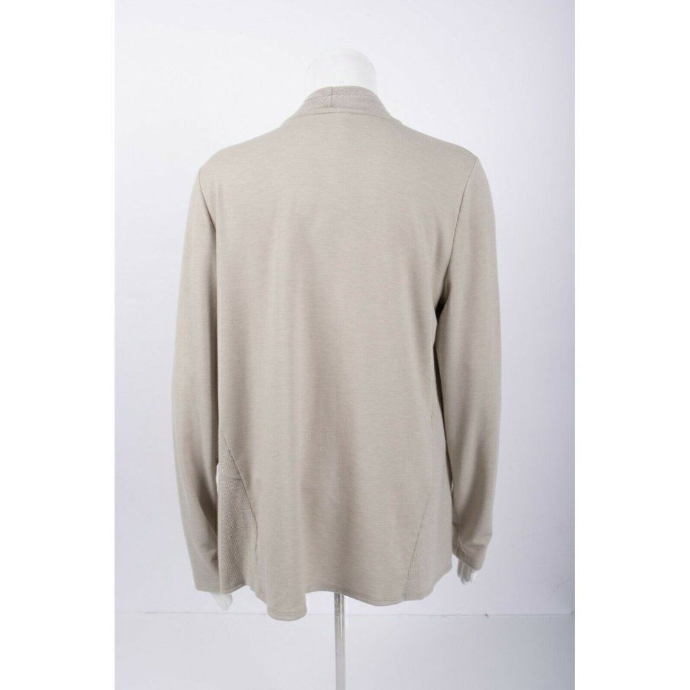 LOGO Lori Gold Stein Womens Cardigan Frency Terry - Picture 5 of 6